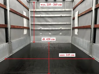 Iveco Daily skrzynia plandeka 10 palet 210KM 489702 - podwozie