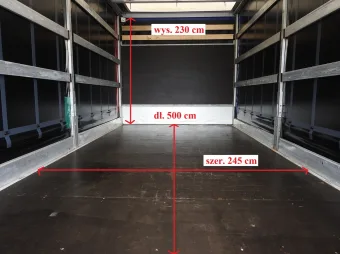 Iveco Daily skrzynia plandeka 12 palet 180KM 292181 - zabudowa