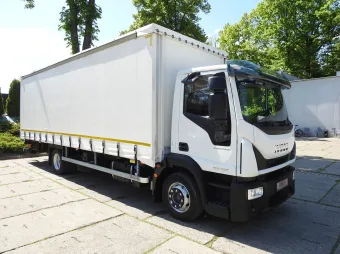 Iveco Eurocargo skrzynia plandeka 20 palet 220KM 3955 - przod prawy