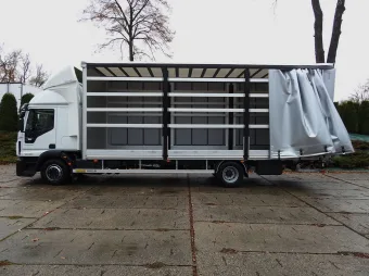 Iveco Eurocargo skrzynia plandeka 18 palet 250KM 1231 - zaladunek