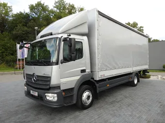 Mercedes Atego skrzynia plandeka 16 palet 230KM 859917 - przód lewy