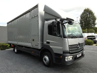 Mercedes Atego skrzynia plandeka 16 palet 230KM 859917 - przód prawy