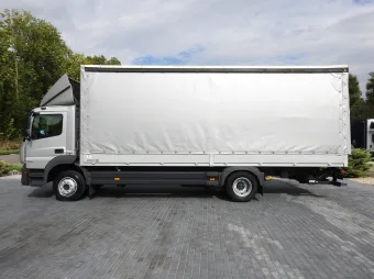 Mercedes Atego skrzynia plandeka 16 palet 230KM 859917 - tył środek zabudowy