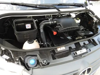 Mercedes Sprinter skrzynia plandeka 10 palet 165KM 117462 - kierownica