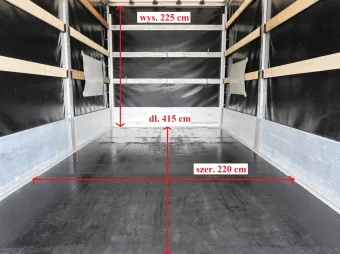 Mercedes Sprinter skrzynia plandeka 8 palet 160KM 003300 - podwozie