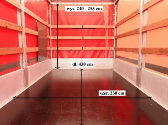 Mercedes Sprinter skrzynia plandeka 8 palet 160KM 175432 - podwozie
