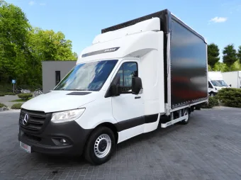 Mercedes Sprinter skrzynia plandeka 10 palet 160KM 062040 - przod lewy