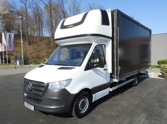 Mercedes Sprinter skrzynia plandeka 10 palet 165KM 086618 - przod lewy