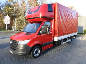 Mercedes Sprinter skrzynia plandeka 8 palet 160KM 175183 - przod lewy