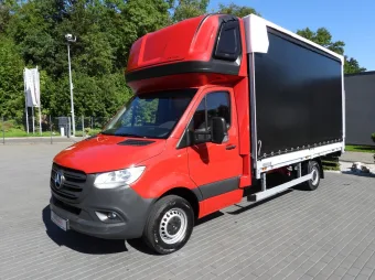 Mercedes Sprinter skrzynia plandeka 8 palet 160KM 175430 - przod lewy