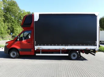 Mercedes Sprinter skrzynia plandeka 8 palet 160KM 175430 - tyl