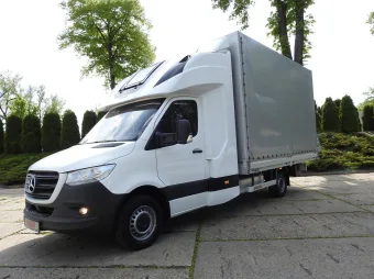 Mercedes Sprinter skrzynia plandeka 10 palet 165KM 117462 - widok