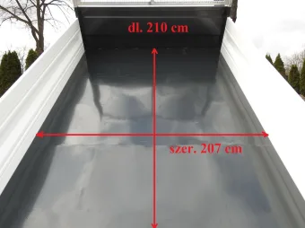 Mercedes Sprinter wywrotka trojstronna 160KM 4186 - tyl zabudowy