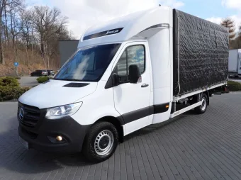 Mercedes Sprinter skrzynia plandeka 8 palet 170KM 210194 - bok zabudowy