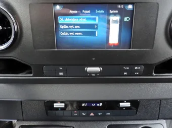 Mercedes Sprinter skrzynia plandeka 10 palet 170KM 184570 - lewarek