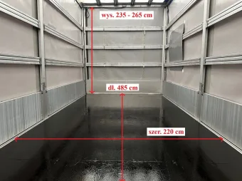 Mercedes Sprinter skrzynia plandeka 10 palet 170KM 253000 - podwozie