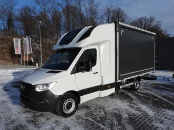 Mercedes Sprinter skrzynia plandeka 8 palet 170KM 143218 - przod lewy