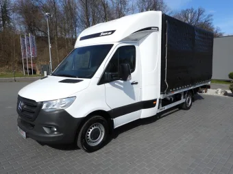 Mercedes Sprinter skrzynia plandeka 8 palet 170KM 211097 - przod lewy