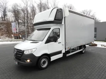 Mercedes Sprinter skrzynia plandeka 10 palet 170KM 253000 - przod lewy