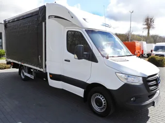 Mercedes Sprinter skrzynia plandeka 8 palet 170KM 210194 - przod prawy