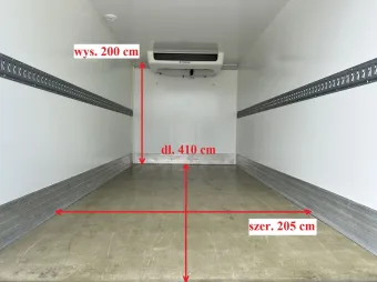 Mercedes Sprinter kontener chłodnia 8 palet 160KM 128595 - zabudowa