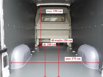 Opel Movano brygadówka 180KM 218764 - bok zabudowy