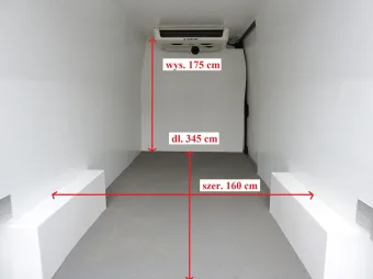 Opel Movano furgon chłodnia 136KM 248296 - tyl zabudowy