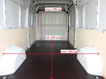 Opel Movano furgon 140KM 015534 - tyl zabudowy