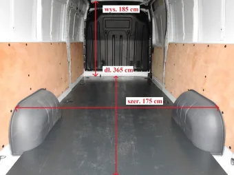 Opel Movano furgon 150KM 273051 - tyl zabudowy