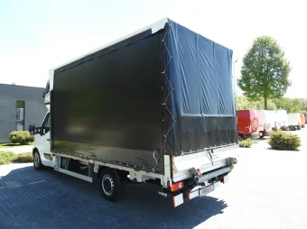 Opel Movano skrzynia plandeka 9 palet 165KM 255864 - bok tyl
