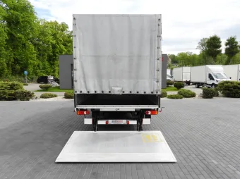 Opel Movano skrzynia plandeka 9 palet 165KM 218790 - bok zabudowy