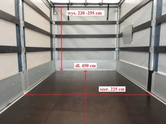 Opel Movano skrzynia plandeka 9 palet 165KM 225560 - podwozie