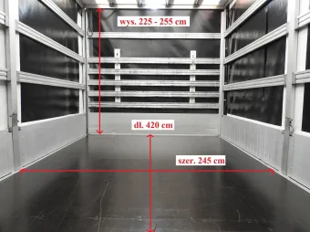 Opel Movano skrzynia plandeka 10 palet 165KM 226432 - podwozie