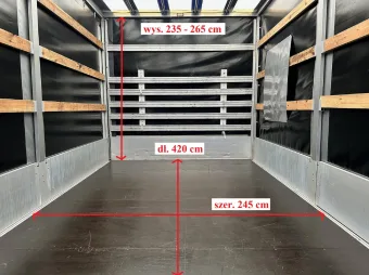 Opel Movano skrzynia plandeka 10 palet 165KM 237919 - podwozie