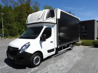 Opel Movano skrzynia plandeka 9 palet 165KM 255864 - przod lewy