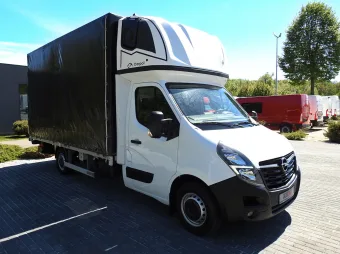 Opel Movano skrzynia plandeka 9 palet 165KM 255864 - przod prawy
