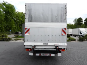 Opel Movano skrzynia plandeka 9 palet 165KM 218790 - tyl zabudowy