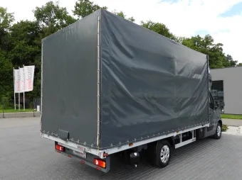 Opel Movano skrzynia plandeka 10 palet 165KM 255514 - tyl zabudowy