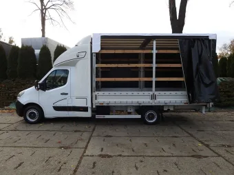 Opel Movano skrzynia plandeka 10 palet 165KM 254222 - zaladunek