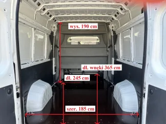 Peugeot Boxer brygadówka 110KM D89973 - tyl zabudowy