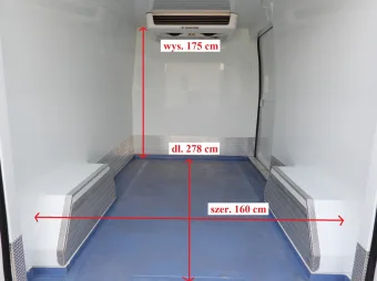 Peugeot Boxer furgon chłodnia 130KM G23135 - tyl zabudowy