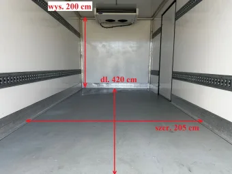 Peugeot Boxer kontener chłodnia 8 palet 140KM T95441 - zabudowa