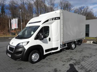 Peugeot Boxer skrzynia plandeka 8 palet 165KM R30116 - przod lewy