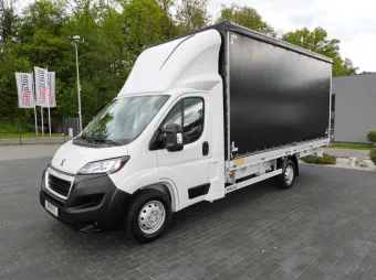 Peugeot Boxer skrzynia plandeka 10 palet 165KM W36052 - przod lewy