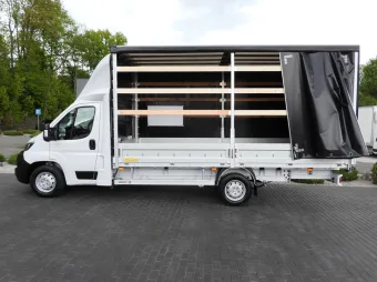 Peugeot Boxer skrzynia plandeka 10 palet 165KM W36052 - zaladunek