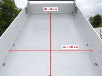 Peugeot Boxer wywrotka trojstronna 165KM S62476 - bok zabudowy