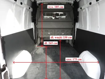 Renault Master brygadówka 180KM 120196 - bok zabudowy