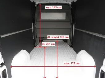 Renault Master brygadówka 130KM 727520 - bok zabudowy