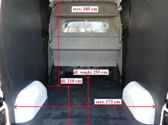 Renault Master brygadówka 110KM 066740 - tyl zabudowy