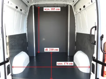 Renault Master brygadówka 145KM 081895 - tyl zabudowy